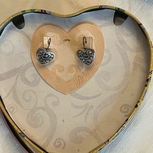 Brighton Contempo Heart Leverback Earrings